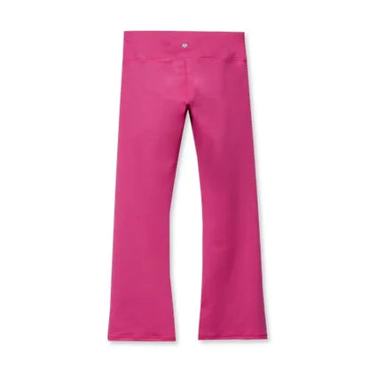 Girls Active Flare Leggings with Side Stripe