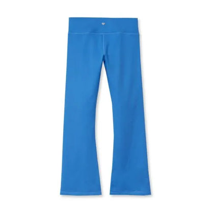 Girls Active Flare Leggings with Side Stripe