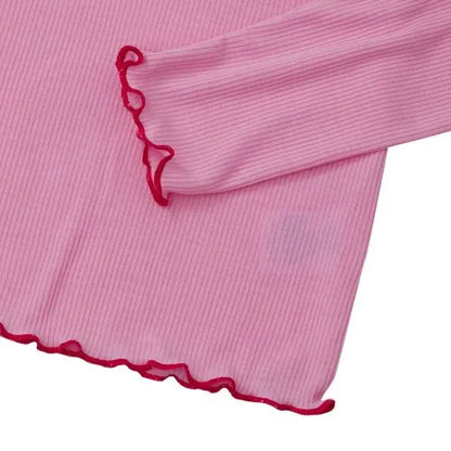 Girls Long Sleeve Sleep Henley