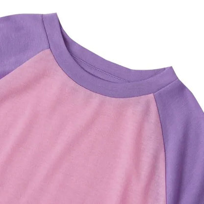 Kids Raglan Jersey Pajama Tee