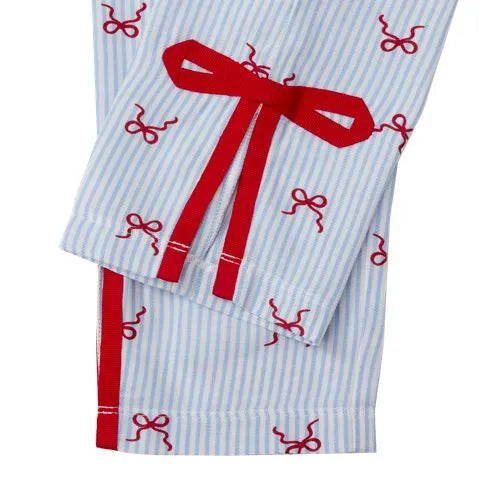 Girls Bow Flannel Pajama Pants