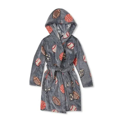 Kids Embossed Plush Robe