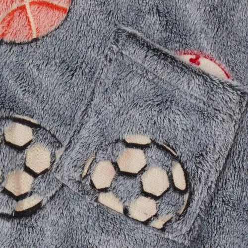 Kids Embossed Plush Robe