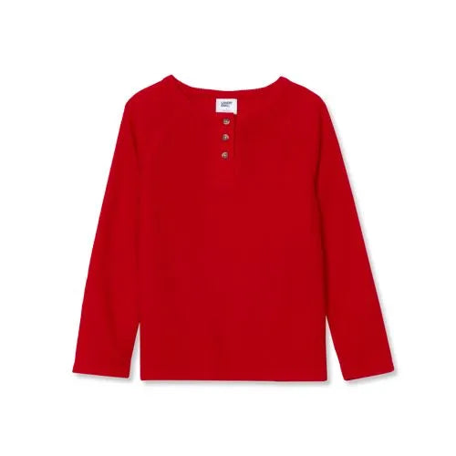 Boys Waffle Pajama Henley