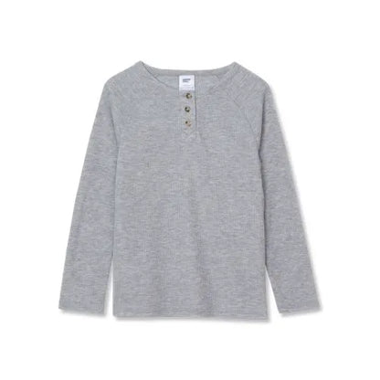 Boys Waffle Pajama Henley