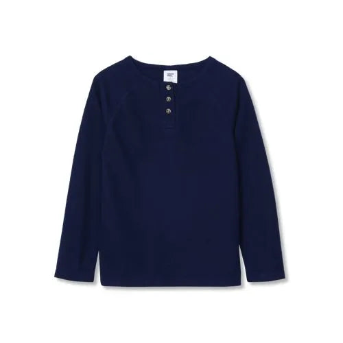 Boys Waffle Pajama Henley