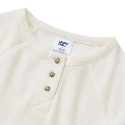 Boys Waffle Pajama Henley