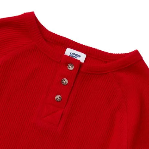 Boys Waffle Pajama Henley