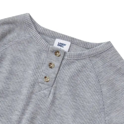 Boys Waffle Pajama Henley