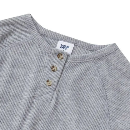 Boys Waffle Pajama Henley