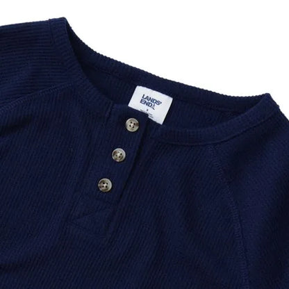 Boys Waffle Pajama Henley