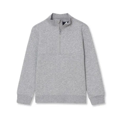 Boys Long Sleeve Fleece Quarter Zip