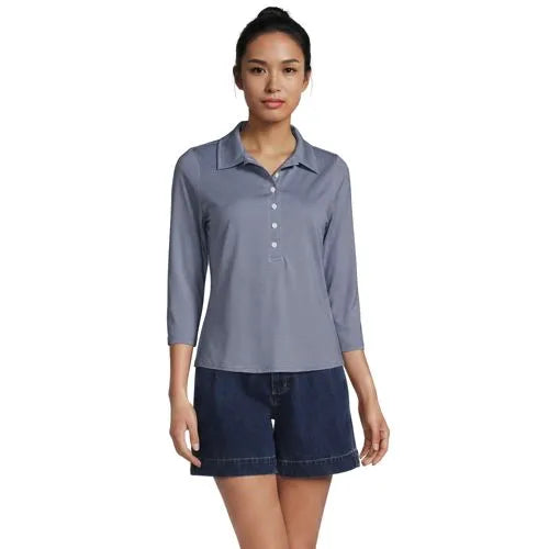 Women's 3/4 Sleeve Sunshade Polo