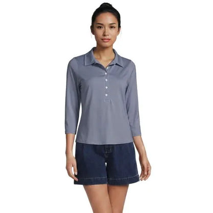 Women's 3/4 Sleeve Sunshade Polo