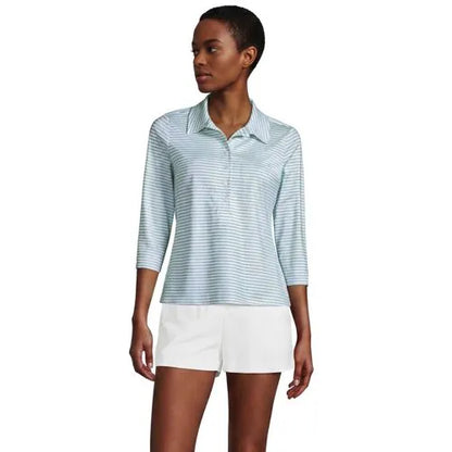 Women's 3/4 Sleeve Sunshade Polo