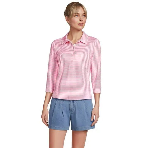 Women's 3/4 Sleeve Sunshade Polo