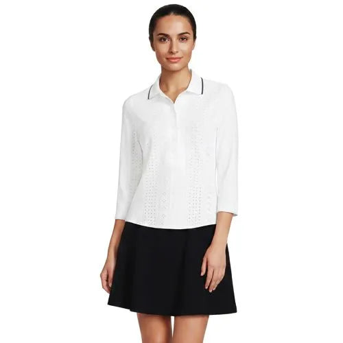 Women's 3/4 Sleeve Sunshade Polo