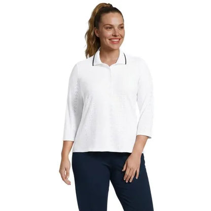 Women's 3/4 Sleeve Sunshade Polo
