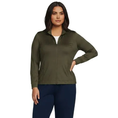 Women's Long Sleeve Sunshade Full Zip Jacket