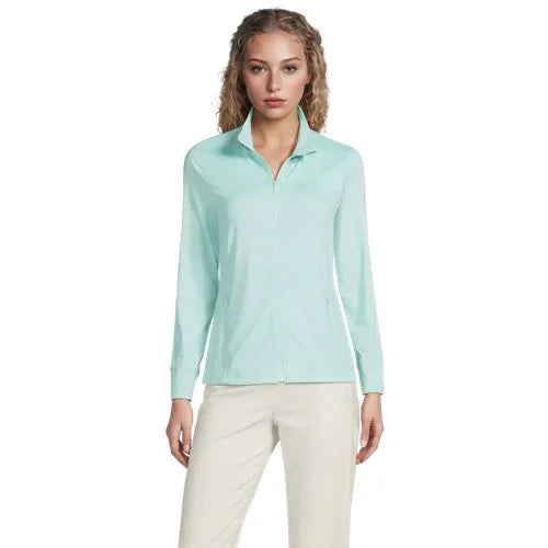 Women's Long Sleeve Sunshade Full Zip Jacket