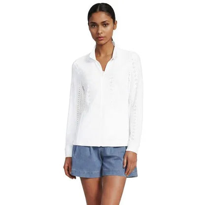 Women's Long Sleeve Sunshade Full Zip Jacket