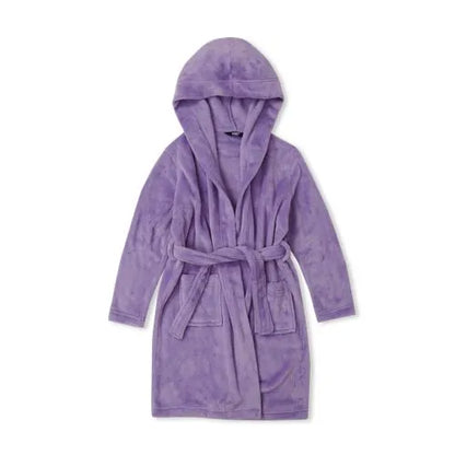 Kids Hooded Fleece Robe