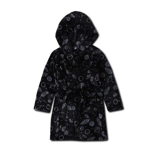 Kids Hooded Fleece Robe