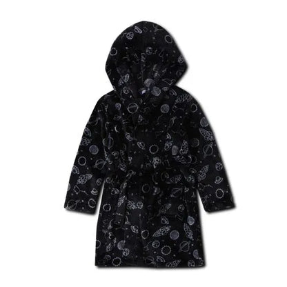 Kids Hooded Fleece Robe
