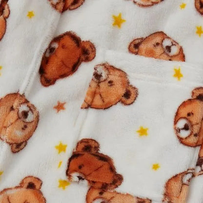 Kids Hooded Fleece Robe