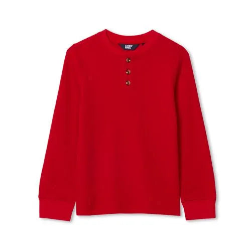 Boys Long Sleeve Thermal Henley