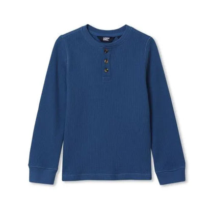 Boys Long Sleeve Thermal Henley