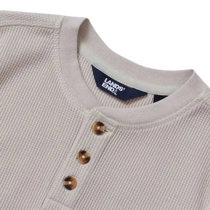 Boys Long Sleeve Thermal Henley