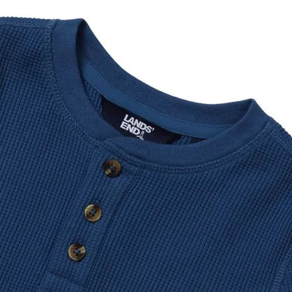 Boys Long Sleeve Thermal Henley