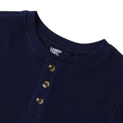 Boys Long Sleeve Thermal Henley
