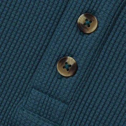 Boys Long Sleeve Thermal Henley