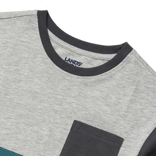 Boys Long Sleeve Colorblock Shirt