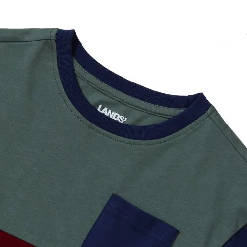 Boys Long Sleeve Colorblock Shirt