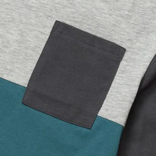 Boys Long Sleeve Colorblock Shirt