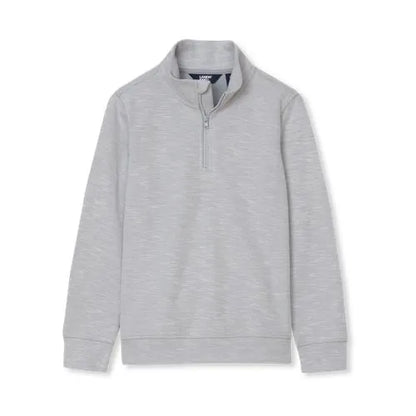 Boys Quarter Zip Slub Sweater