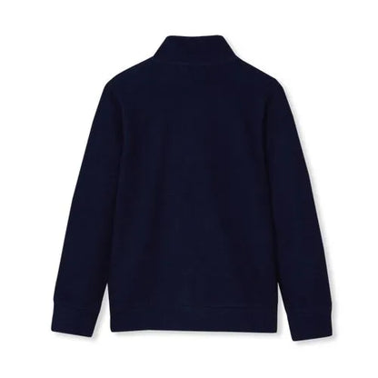 Boys Quarter Zip Slub Sweater