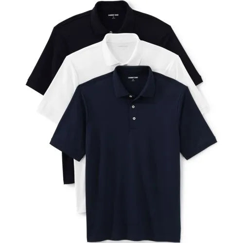 Men's Short Sleeve Supima Polo 3 Pack