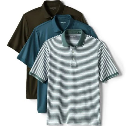 Men's Short Sleeve Supima Polo 3 Pack