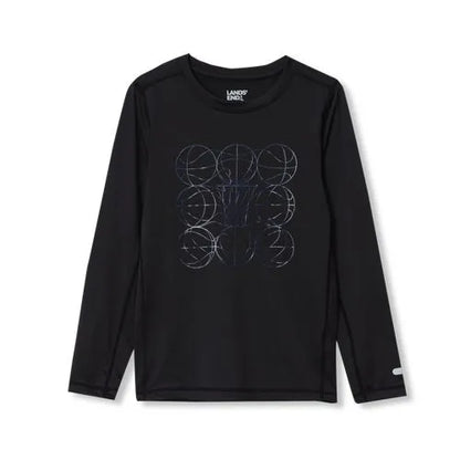 Boys Active Long Sleeve Graphic Tee