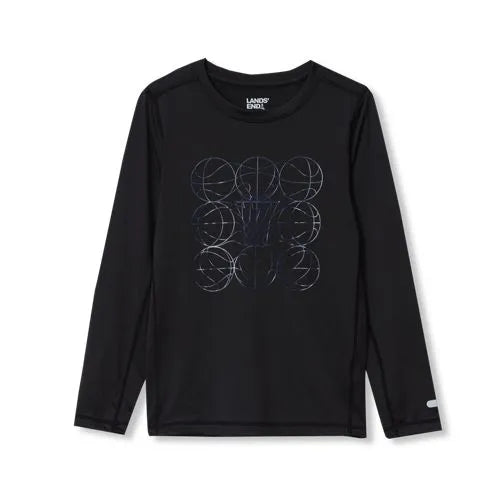 Boys Active Long Sleeve Graphic Tee