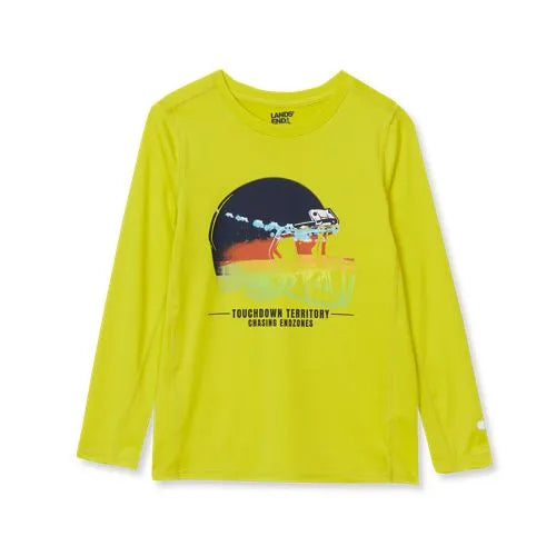 Boys Active Long Sleeve Graphic Tee