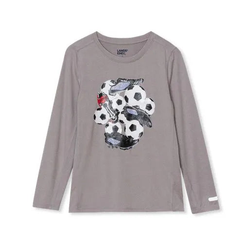 Boys Active Long Sleeve Graphic Tee