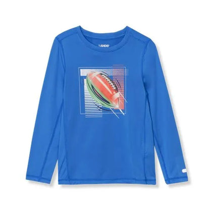 Boys Active Long Sleeve Graphic Tee