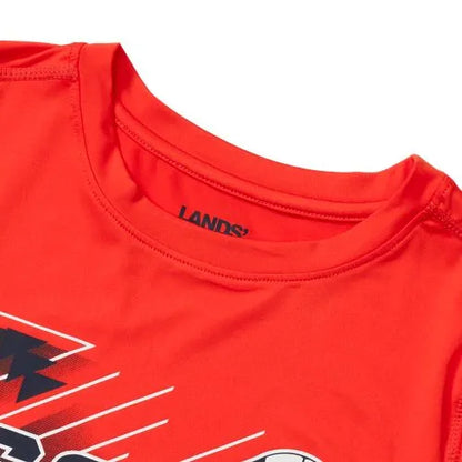Boys Active Long Sleeve Graphic Tee