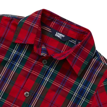 Boys Holiday Long Sleeve Poplin