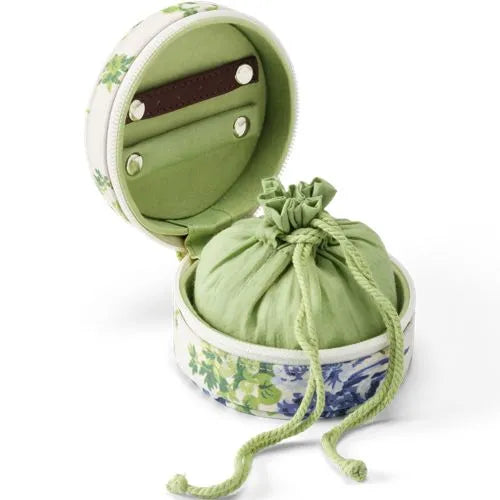 Quilted Travel Jewelry Case